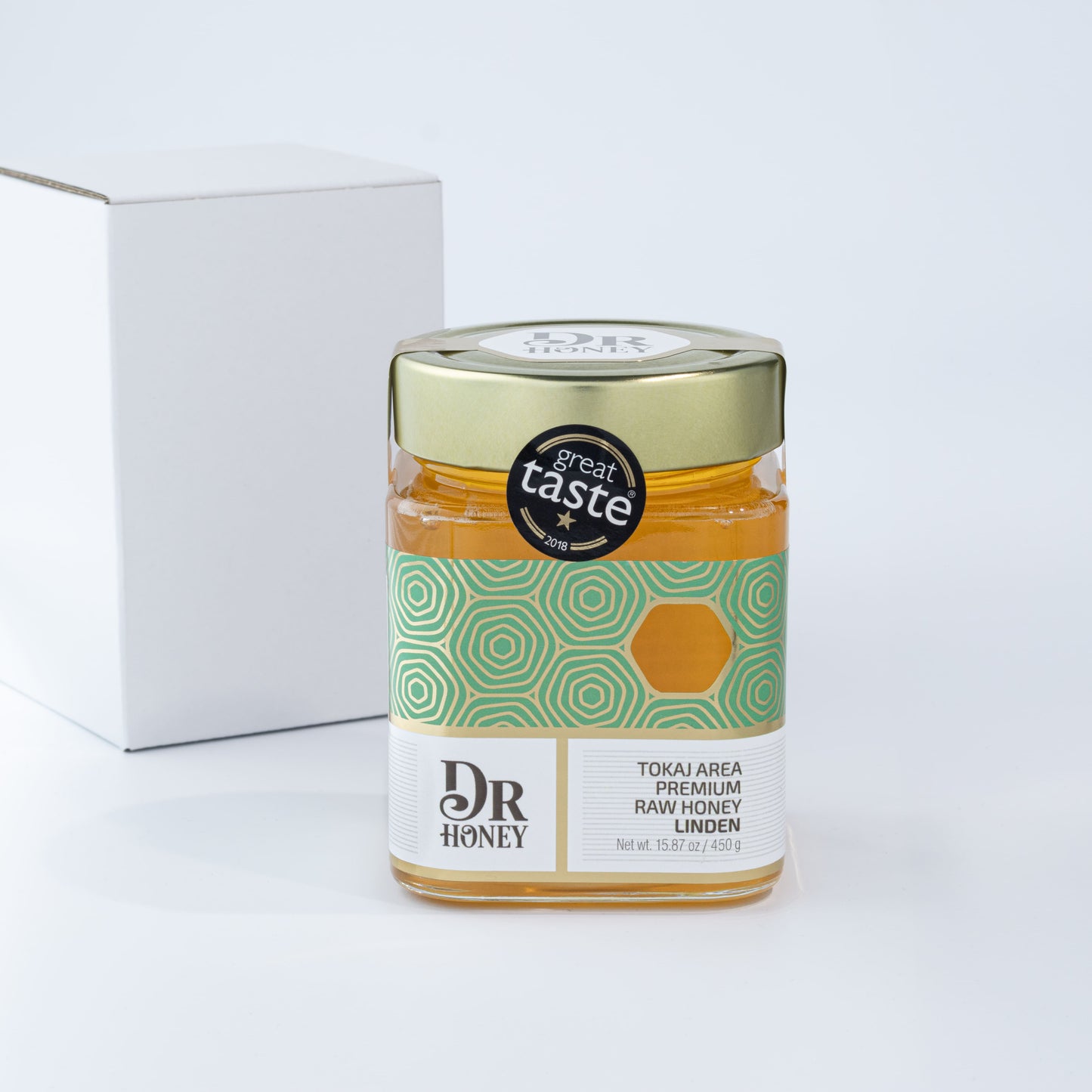 【ギフトボックス入り】DR HONEY ハンガリー産リンデン蜂蜜 450g