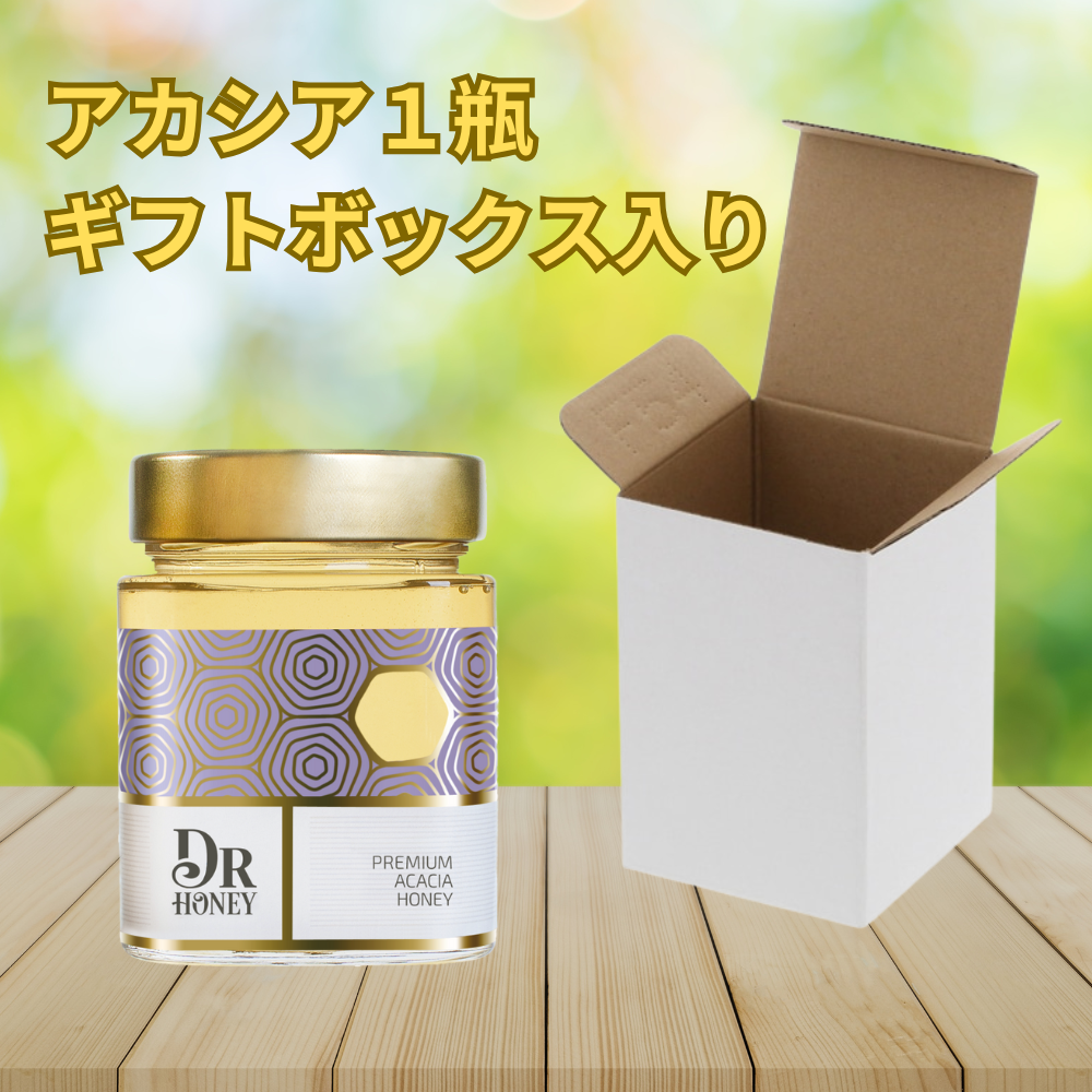 【ギフトボックス入り】DR HONEY ハンガリー産アカシア蜂蜜 450g