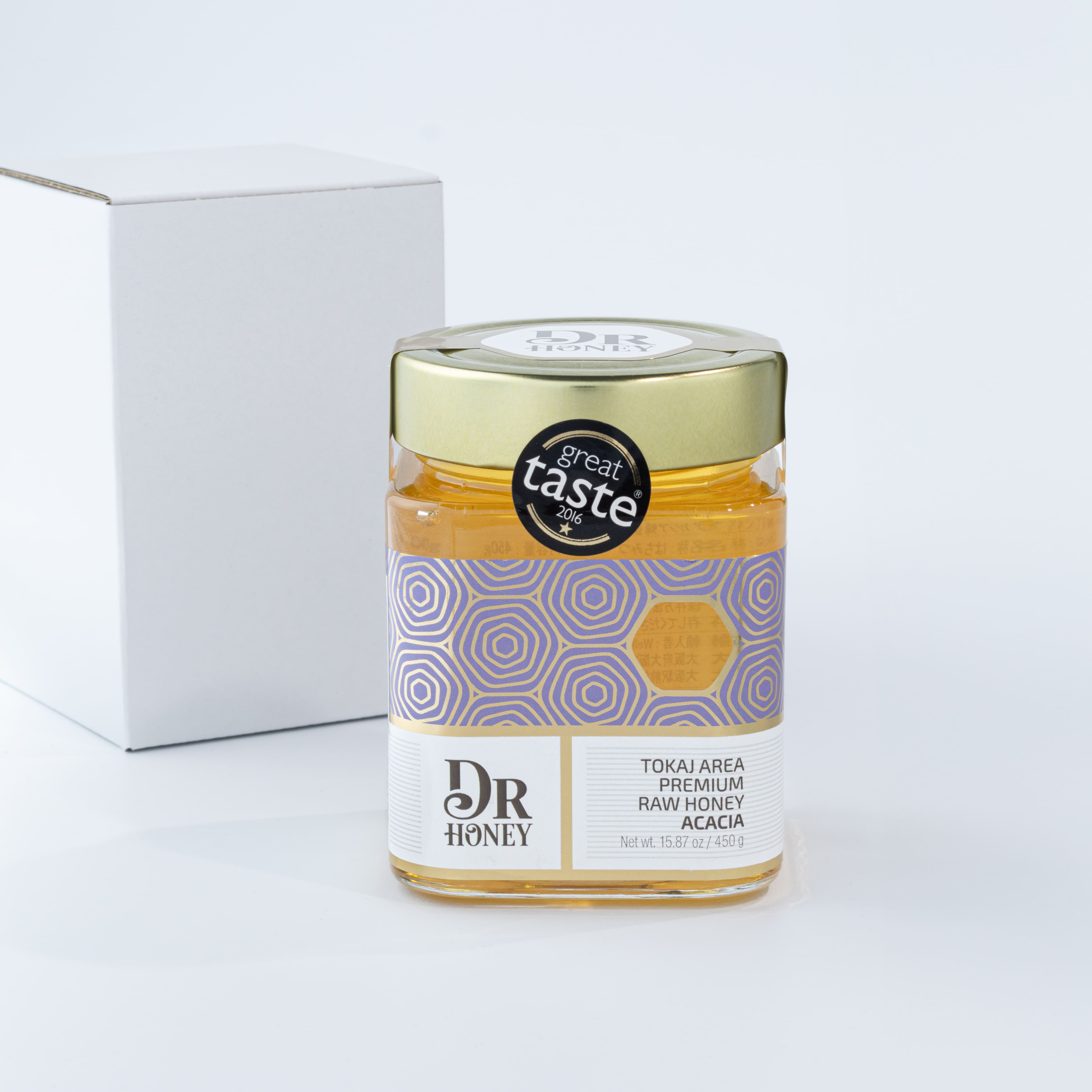 ギフトボックス入り】DR HONEY ハンガリー産アカシア蜂蜜 450g