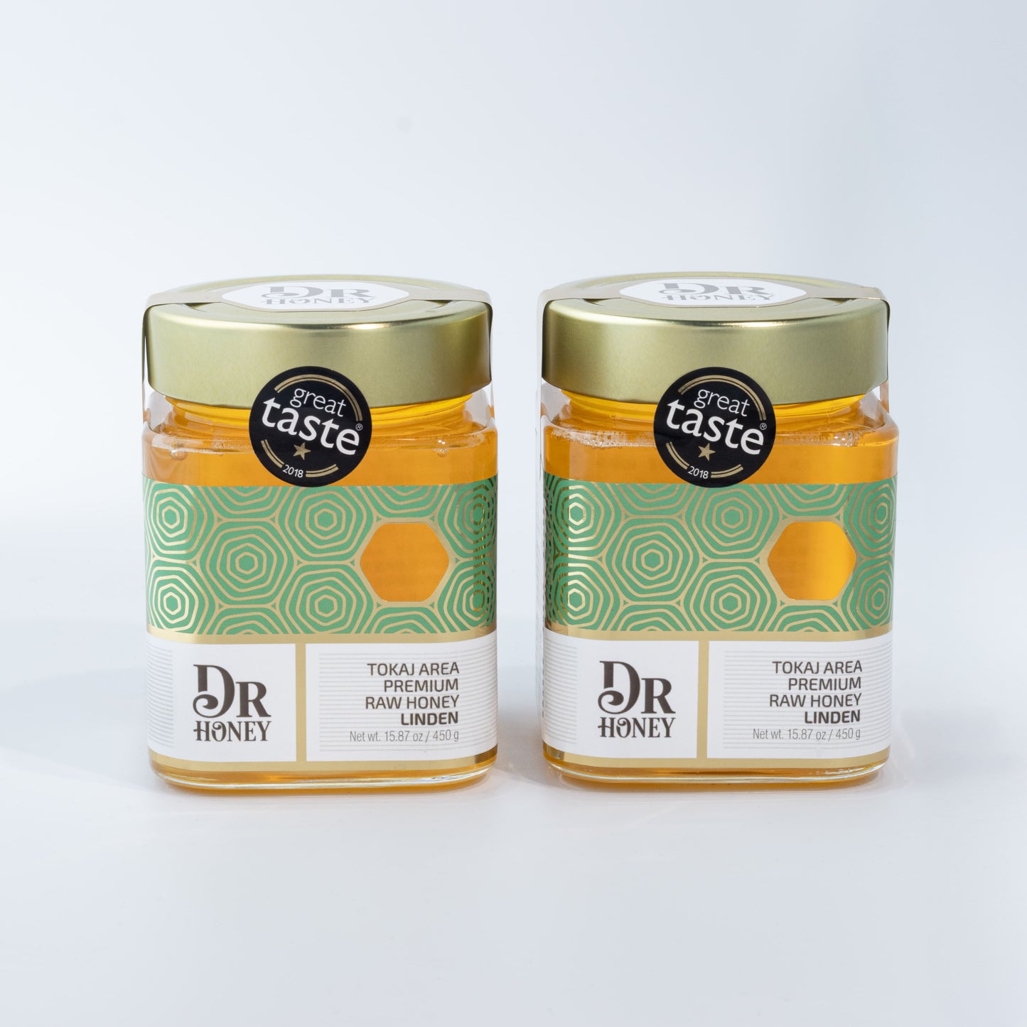 【リンデン２瓶セット】DR HONEY ハンガリー産リンデン蜂蜜 450g