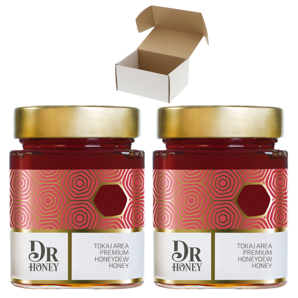 【ギフトボックス入り２瓶】DR HONEY ハンガリー産ハニーデュー蜂蜜 450g
