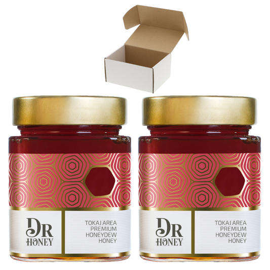 【ギフトボックス入り２瓶】DR HONEY ハンガリー産ハニーデュー蜂蜜 450g